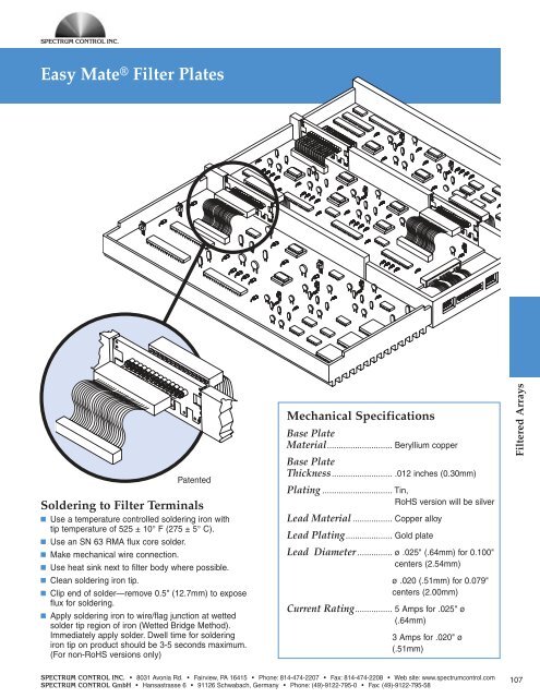 EMI Catalog - Spectrum Control