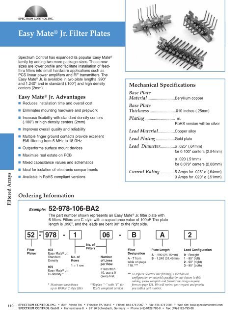 EMI Catalog - Spectrum Control