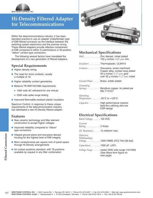 EMI Catalog - Spectrum Control