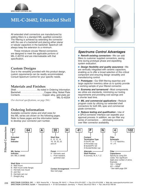 EMI Catalog - Spectrum Control