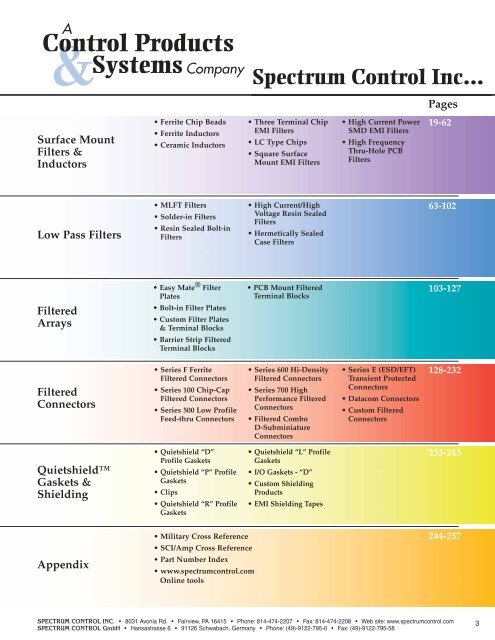 EMI Catalog - Spectrum Control