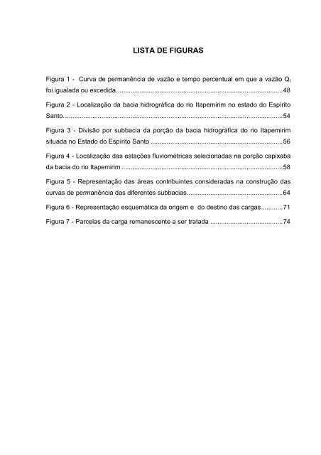 anÃ¡lise de alternativas de enquadramento para a bacia hidrogrÃ¡fica ...