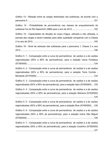 anÃ¡lise de alternativas de enquadramento para a bacia hidrogrÃ¡fica ...