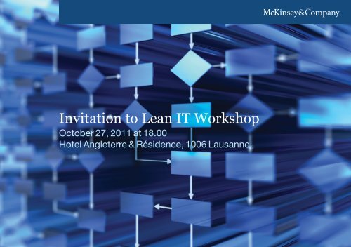 Invitation to Lean IT Workshop