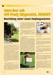Interview mit OM Fredy Stippschild, DE0MST Interview mit OM Fredy ...