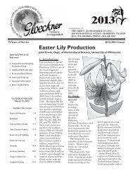 Easter Lily Guide, Hi Res - Fred C. Gloeckner & Company Inc.