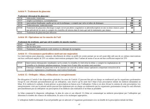 nomenclature gÃ©nÃ©rale des actes professionnels - Transparency