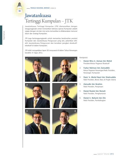 2012 - Tenaga Nasional Berhad