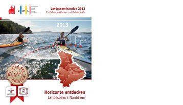 Landesseminarplan für Betriebsräte 2013 - IG BCE - NORDRHEIN