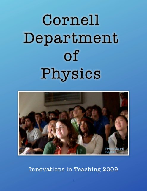 C o r n e ll D e - Physics - Cornell University