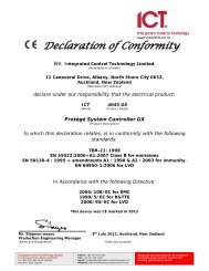 CE Declaration Of Conformity - ICT