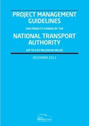 Project Management Guidelines - National Transport Authority