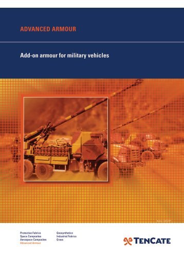 AdvAnced Armour Add-on armour for military vehicles - TenCate Enbi