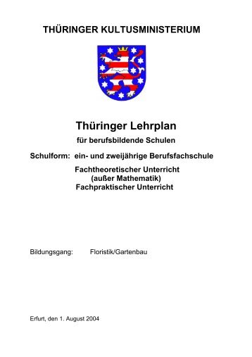 Thüringer Lehrplan - Thillm