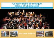 Conservatoire de musique Marne et Chantereine - Communauté d ...