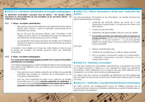 Conservatoire de musique Marne et Chantereine - Communauté d ...