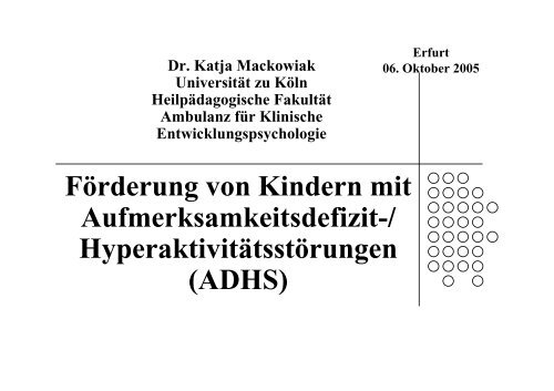 ADHS - Thillm