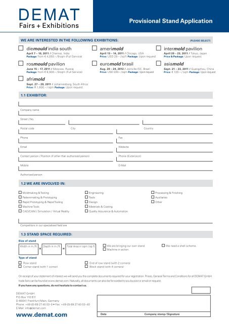 Exhibitor Invitation - Euromold