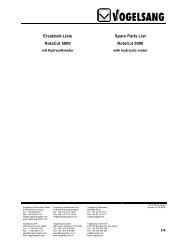 Ersatzteil-Liste RotaCut 5000 Spare Parts List ... - Bos Benelux BV