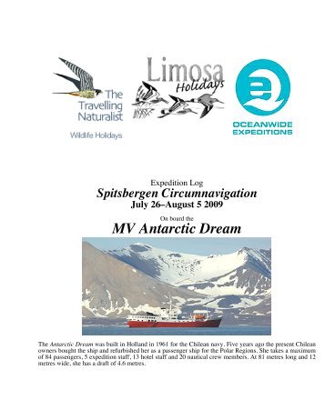 Spitsbergen 09 trip report - The Travelling Naturalist Wildlife Holidays