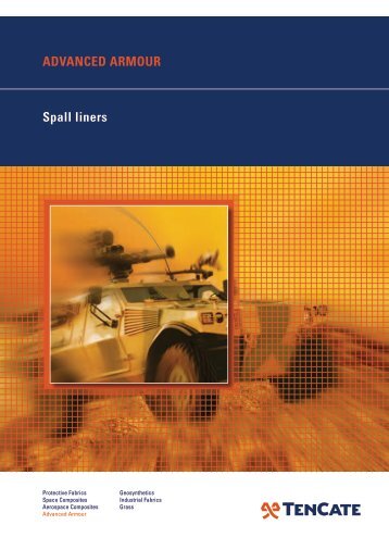 advanced armour Spall liners - TenCate Enbi