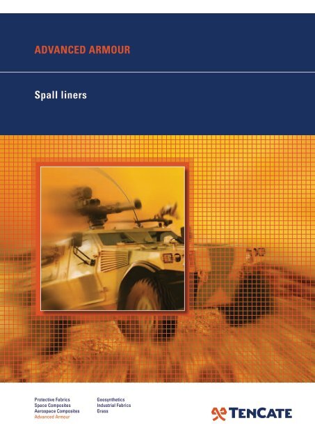 advanced armour Spall liners - TenCate Enbi
