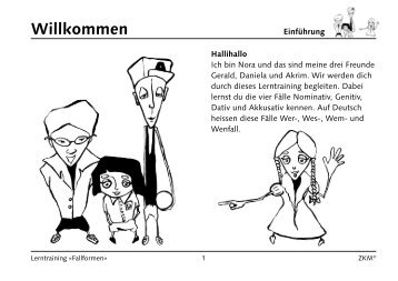 Die vier Fälle - Verlag ZKM