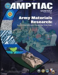 Meeting New Challenges: Advanced Materials Aid the Army's ...