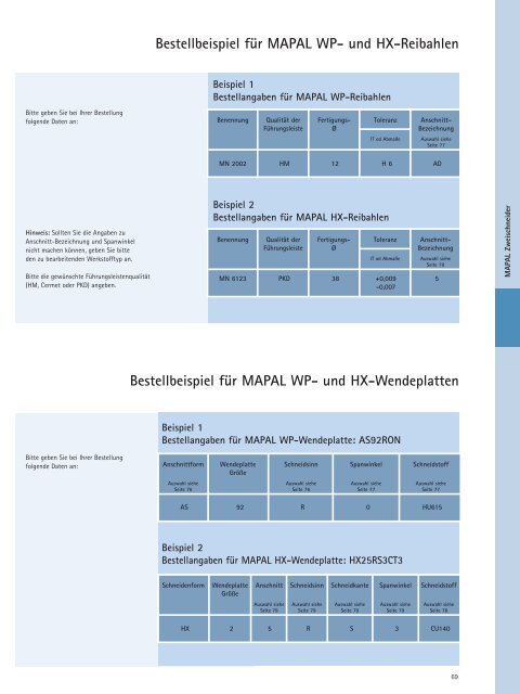 MAPAL Kompetenz â Reiben und Feinbohren - MAPAL Dr. Kress KG