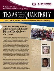 December/January PDF - tcall - Texas A&M University