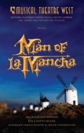 MAN OF LA MANCHA Program.pdf - Musical Theatre West