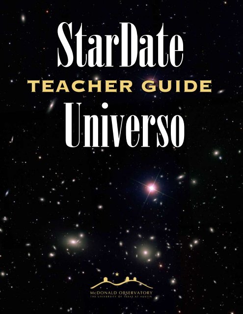 TEACHER GUIDE - StarDate Online