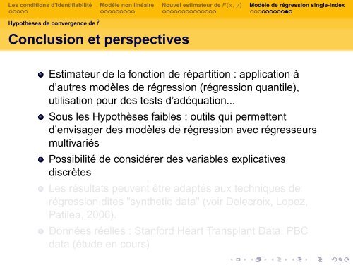 ProblÃ¨mes de rÃ©duction de dimension pour la rÃ©gression en ... - Isped