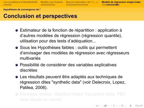 ProblÃ¨mes de rÃ©duction de dimension pour la rÃ©gression en ... - Isped