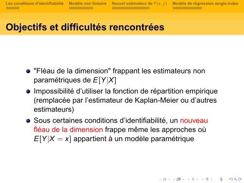 ProblÃ¨mes de rÃ©duction de dimension pour la rÃ©gression en ... - Isped