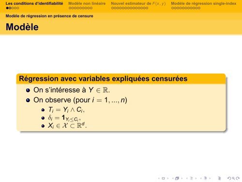 ProblÃ¨mes de rÃ©duction de dimension pour la rÃ©gression en ... - Isped