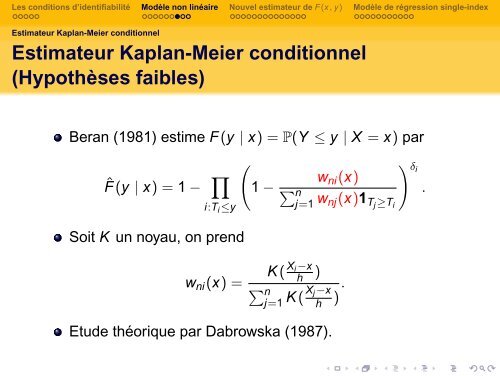 ProblÃ¨mes de rÃ©duction de dimension pour la rÃ©gression en ... - Isped