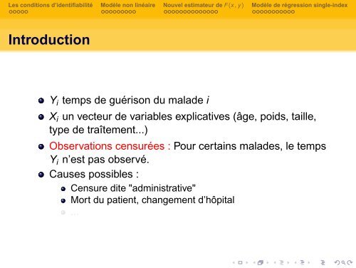 ProblÃ¨mes de rÃ©duction de dimension pour la rÃ©gression en ... - Isped