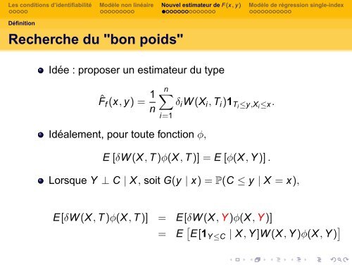 ProblÃ¨mes de rÃ©duction de dimension pour la rÃ©gression en ... - Isped