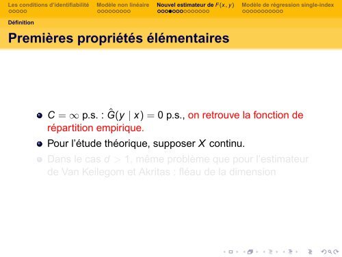 ProblÃ¨mes de rÃ©duction de dimension pour la rÃ©gression en ... - Isped