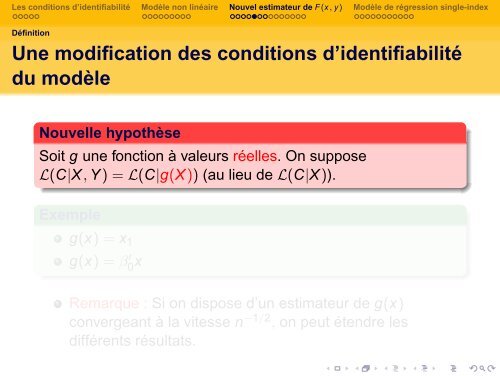 ProblÃ¨mes de rÃ©duction de dimension pour la rÃ©gression en ... - Isped