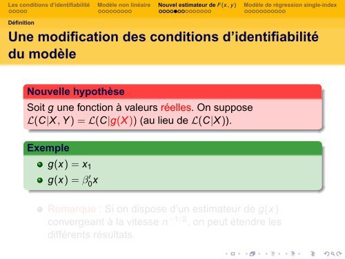 ProblÃ¨mes de rÃ©duction de dimension pour la rÃ©gression en ... - Isped