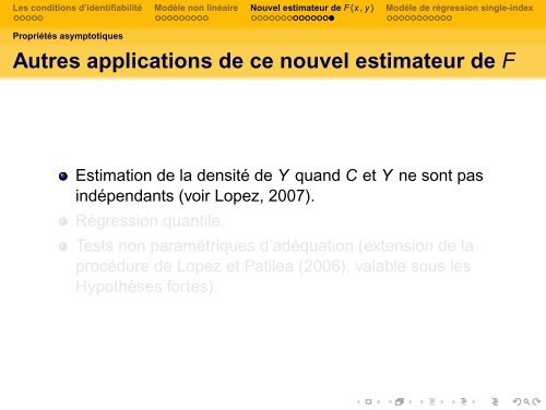 ProblÃ¨mes de rÃ©duction de dimension pour la rÃ©gression en ... - Isped