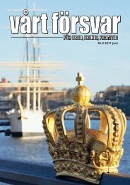 Nr 2 2011 juni - AllmÃ¤nna FÃ¶rsvarsfÃ¶reningen