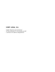 CORP LEGAL S.A. - Corpbanca