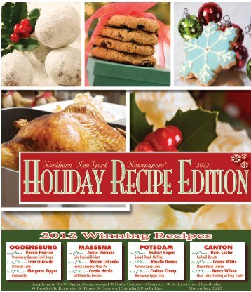 Holiday Recipe 2012 - Watertown Daily Times