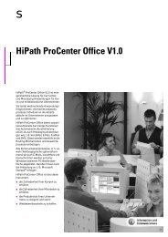 HiPath ProCenter Office V1.0