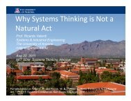 Why Systems Thinking is Not a Natural Act - MIT SDM Webinar Aug ...