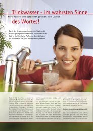 Trinkwasser - im wahrsten Sinne des Wortes! - Stadtwerke Buchen ...