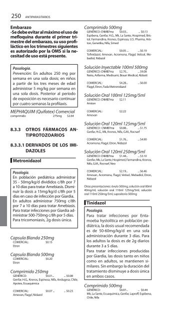 vademécum farmacoterapéutico del ecuador 2009 - Salud de Altura